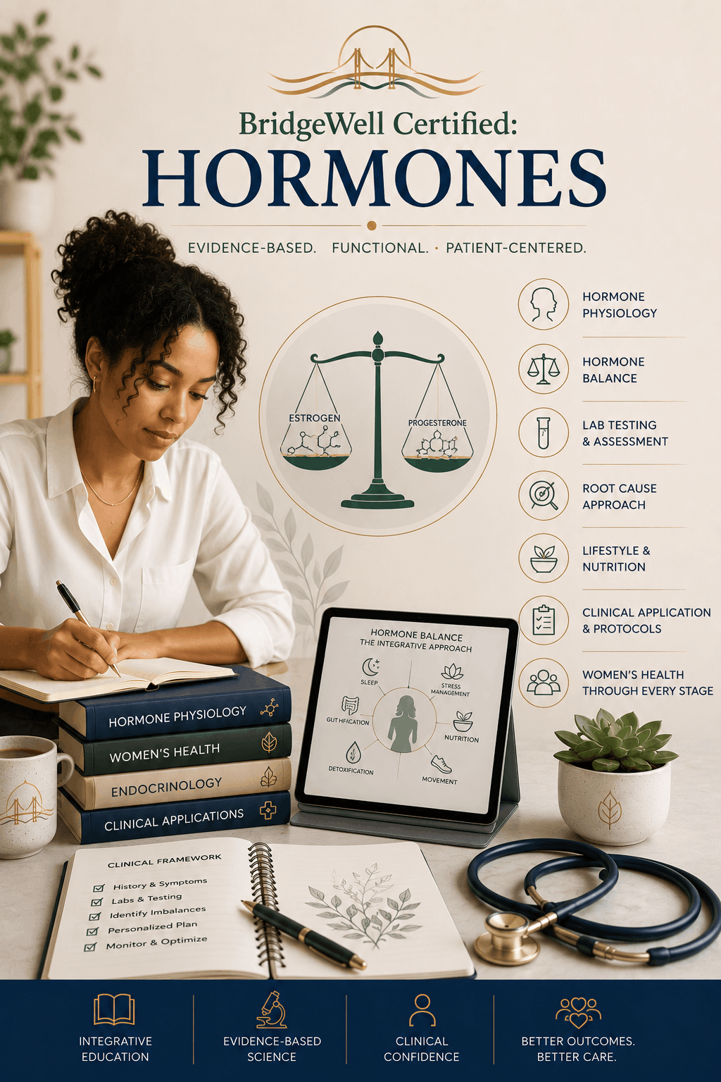 BridgeWell Certified Hormones course completion